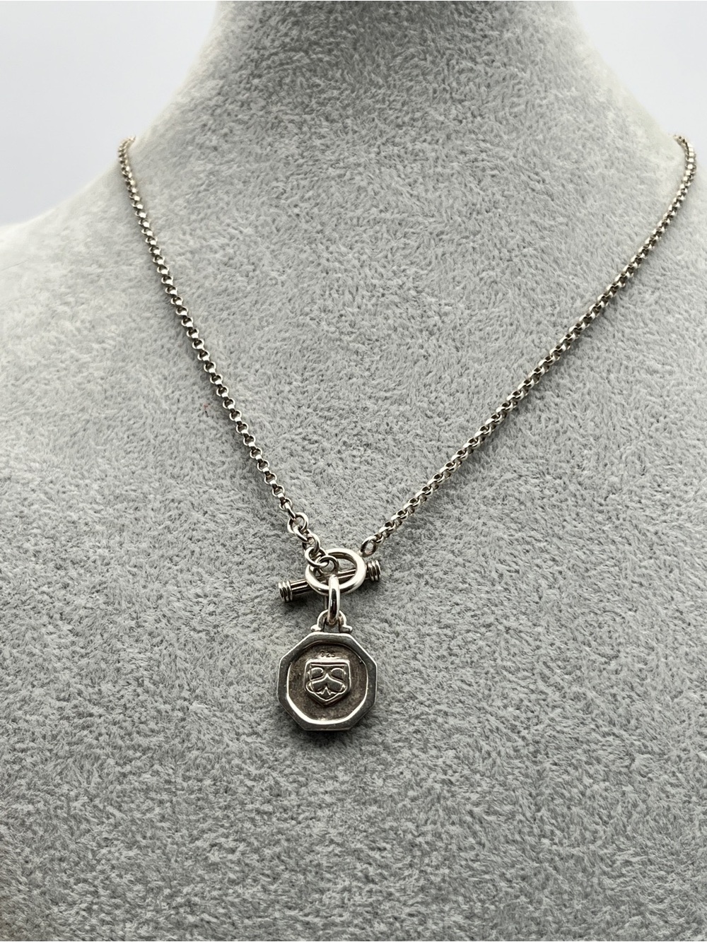 1DAY SALE Rare Reversible Slane and Slane bee necklace 18” sterling silver 925 - Picture 2 of 6